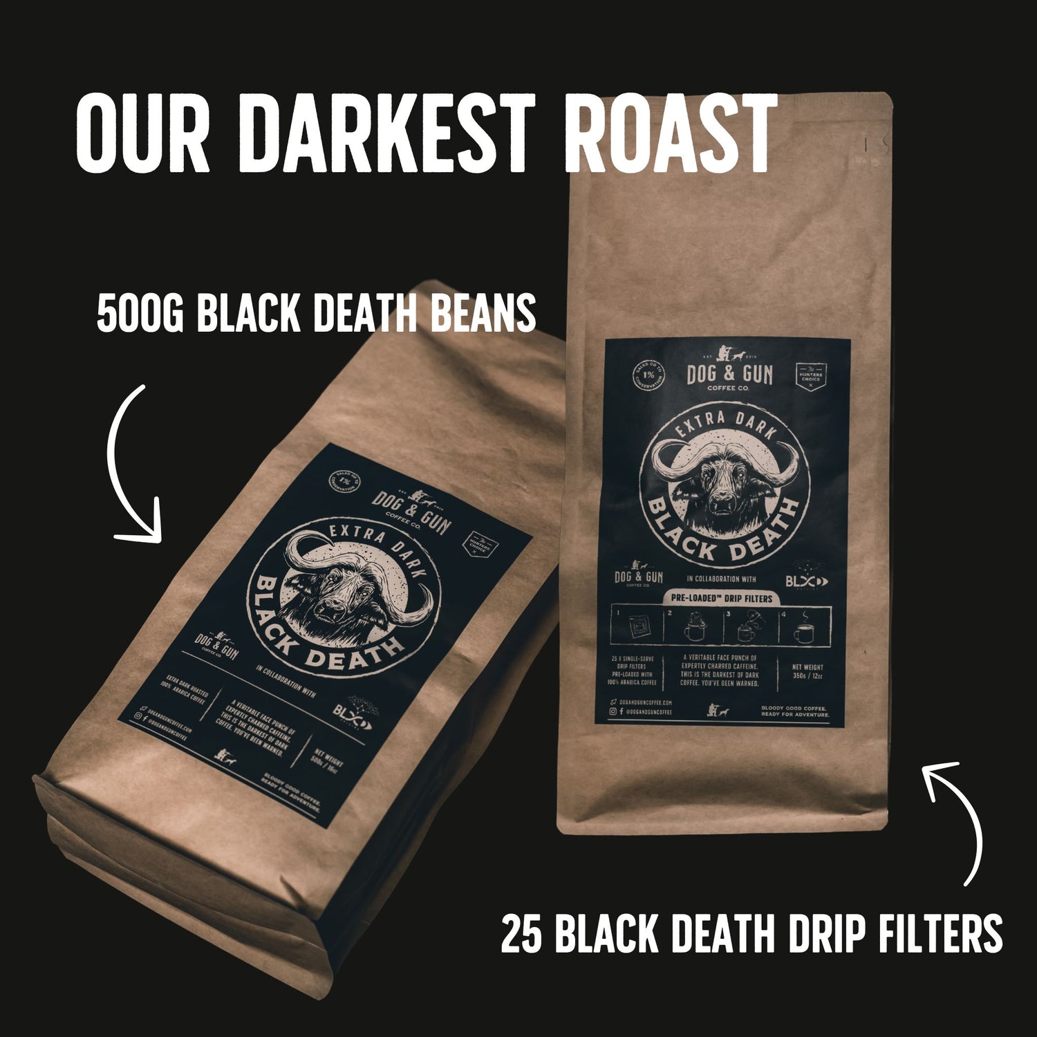 Black Death Bundle (Beans + Filters)
