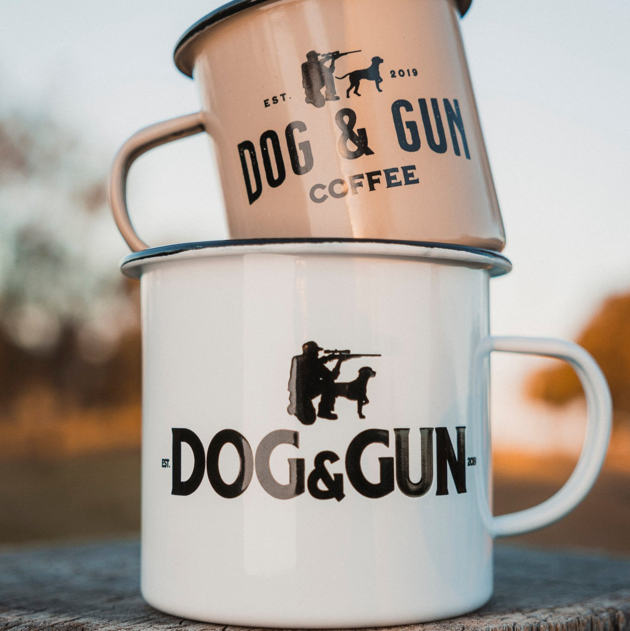 Big Dog Enamel Mug