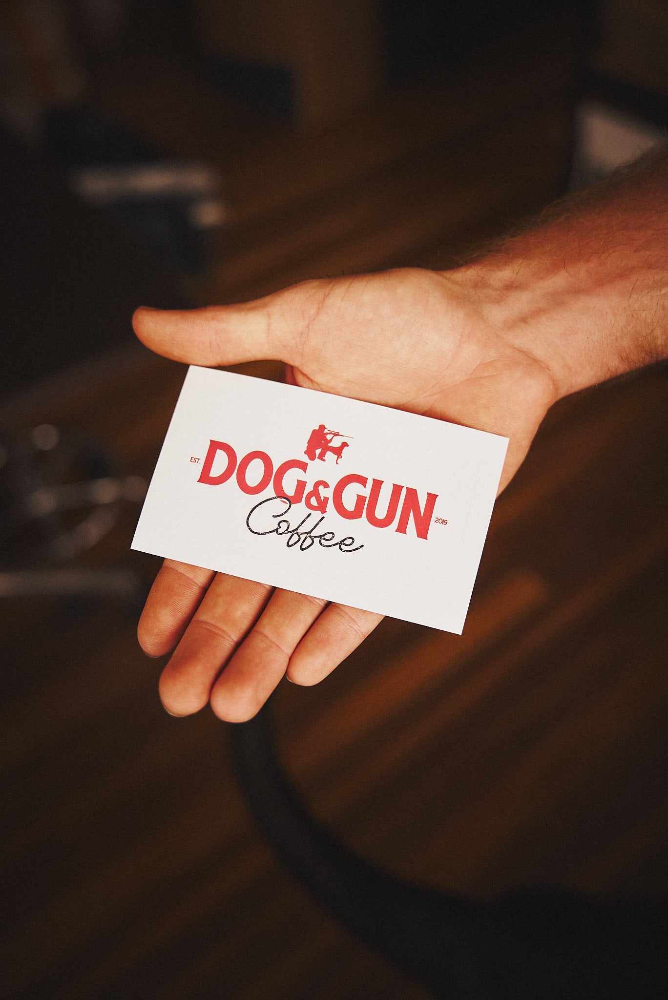 Dog & Gun Stickers
