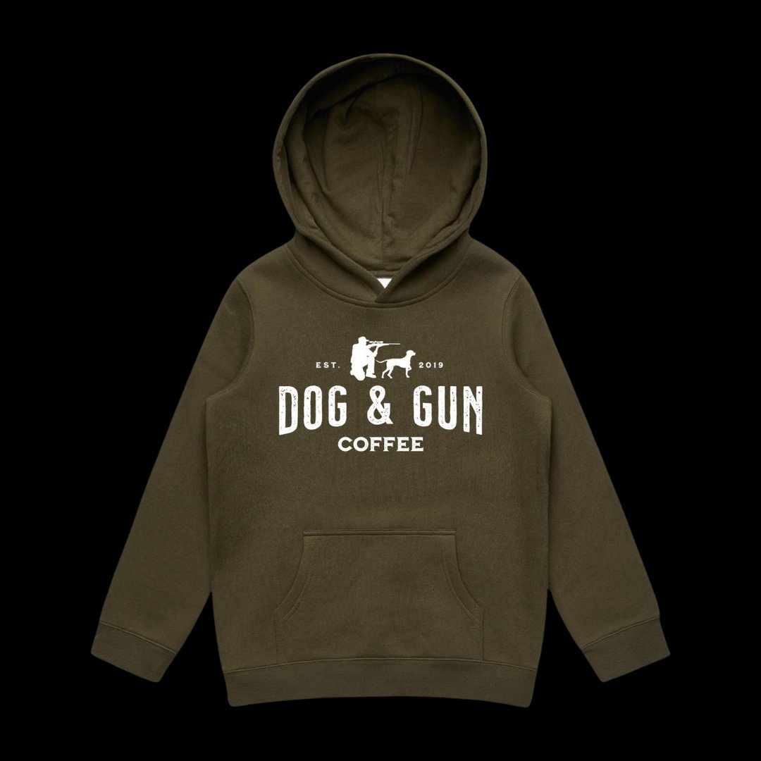 Dog & Gun Hoodie - Kids - Dog & Gun Coffee