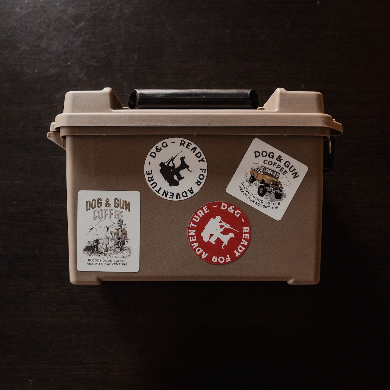 Drip Filter Reload Pack MIXED x 45 (Medium Ammo Case - Desert Tan) - Dog & Gun Coffee