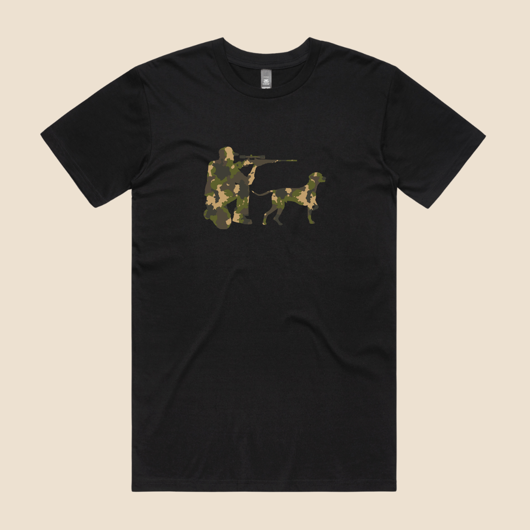 Multicam Logo T-Shirt - Dog & Gun Coffee