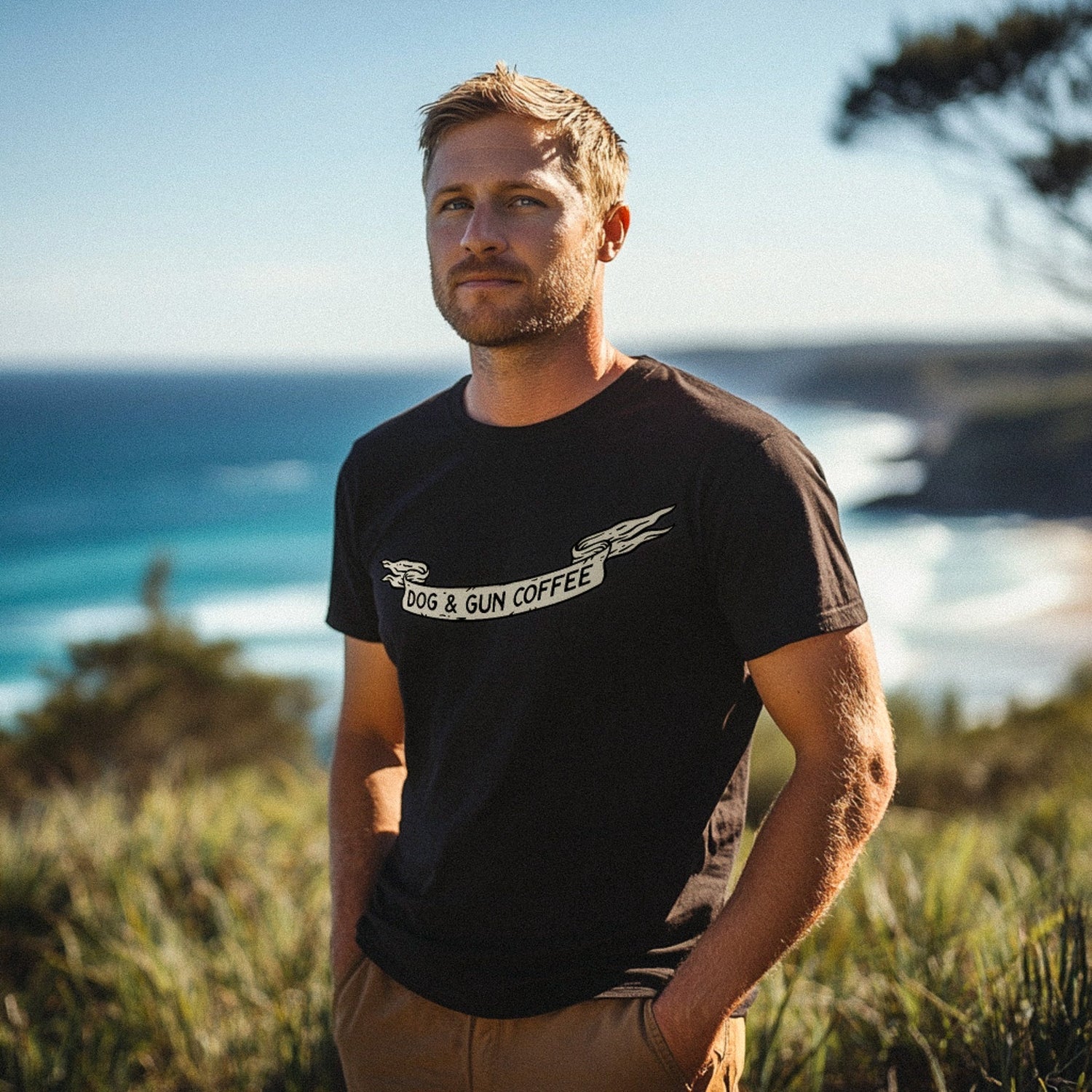 Ocean Joe T-Shirt - Dog & Gun Coffee