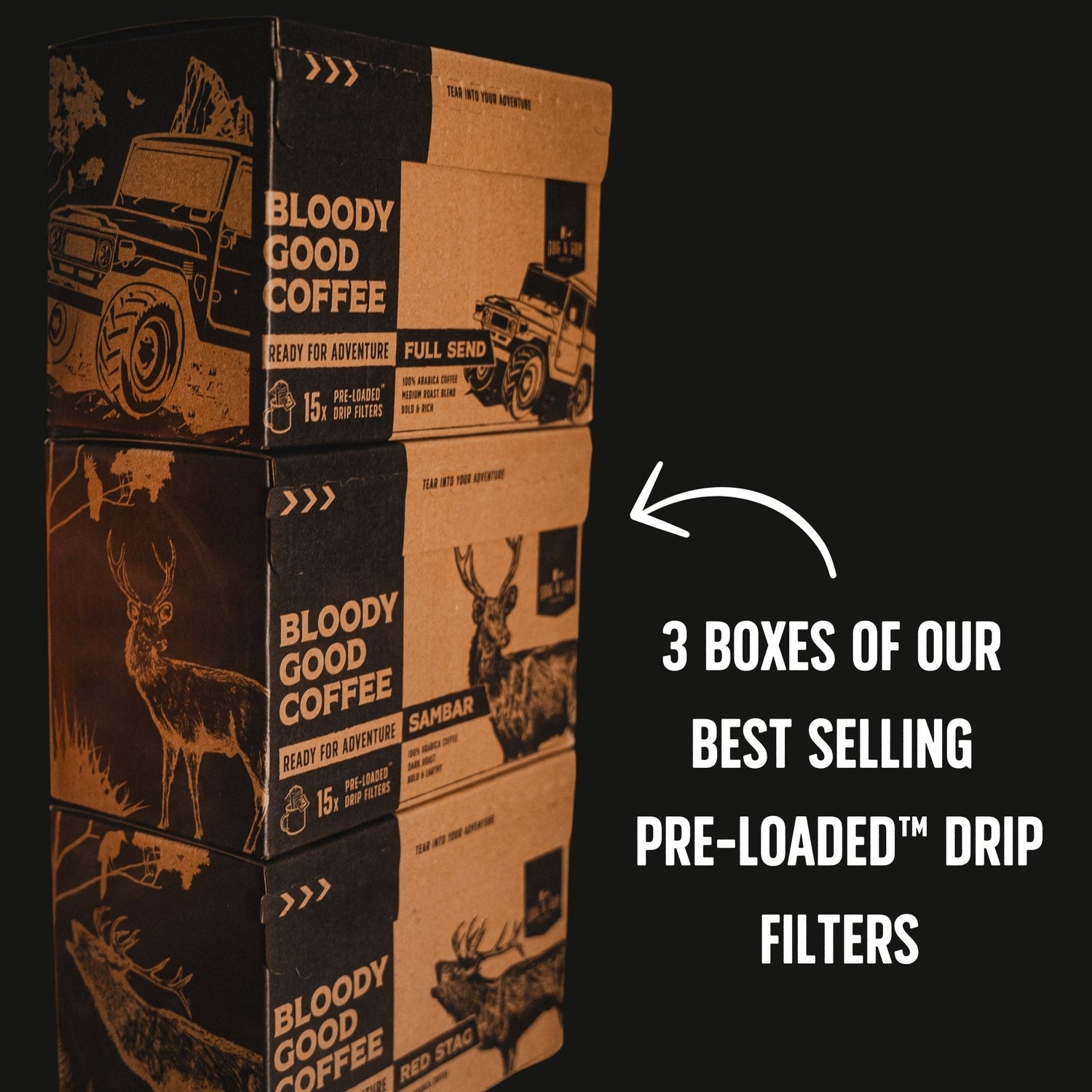 Pre - Loaded™ Drip Filter Bundle - Dog & Gun Coffee