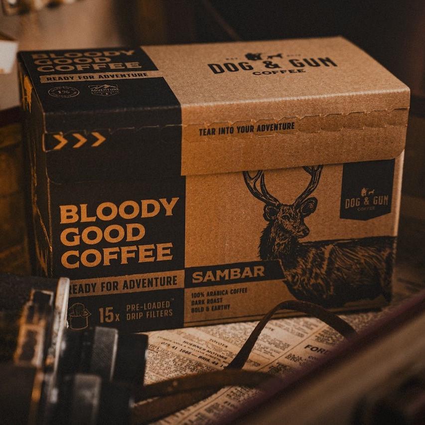 Pre - Loaded™ Drip Filters - 15 Pack - Dog & Gun Coffee