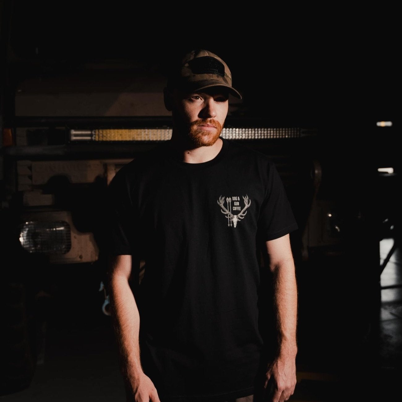 Red Stag Arrow T-Shirt - Dog & Gun Coffee
