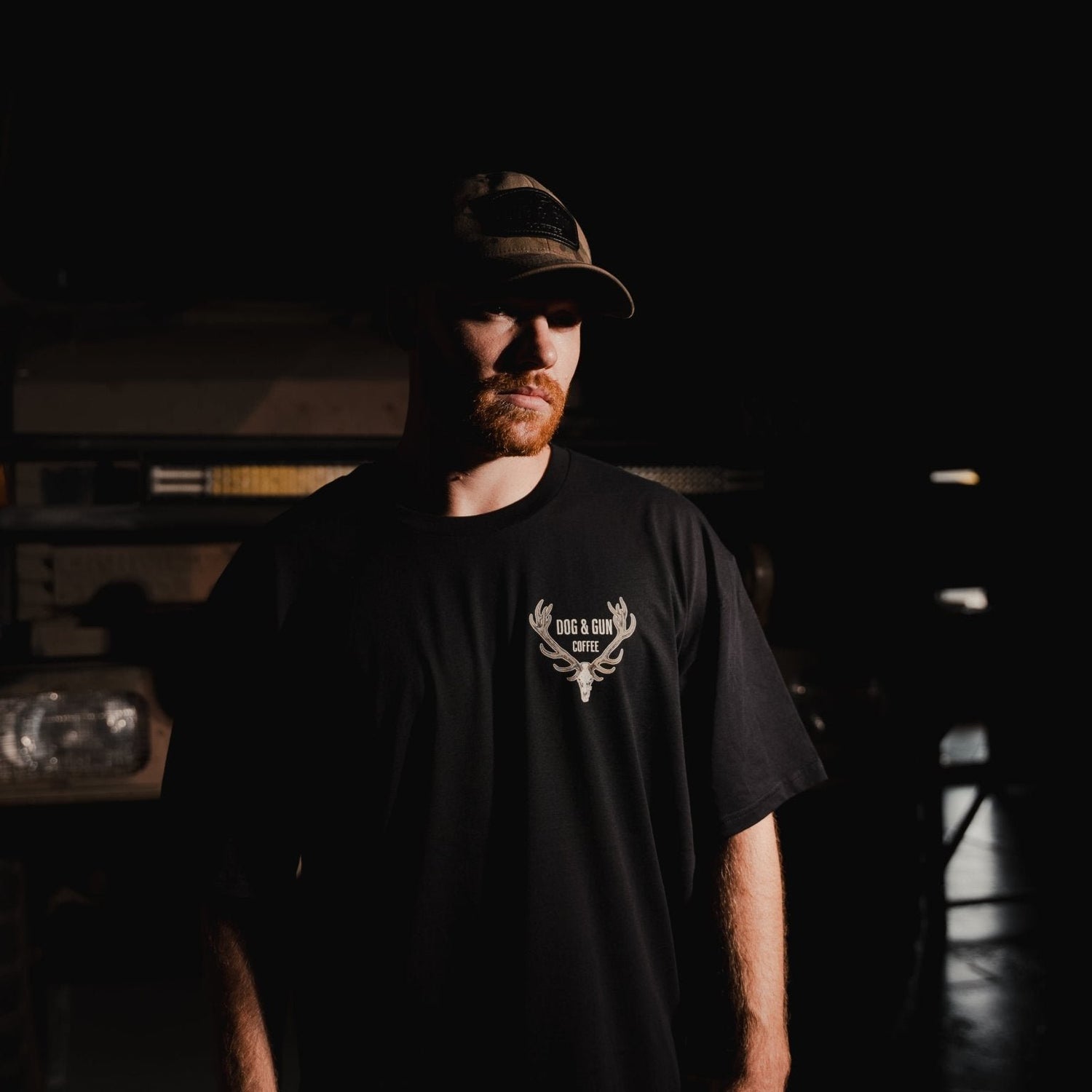 Red Stag Hunter T-Shirt - Dog & Gun Coffee