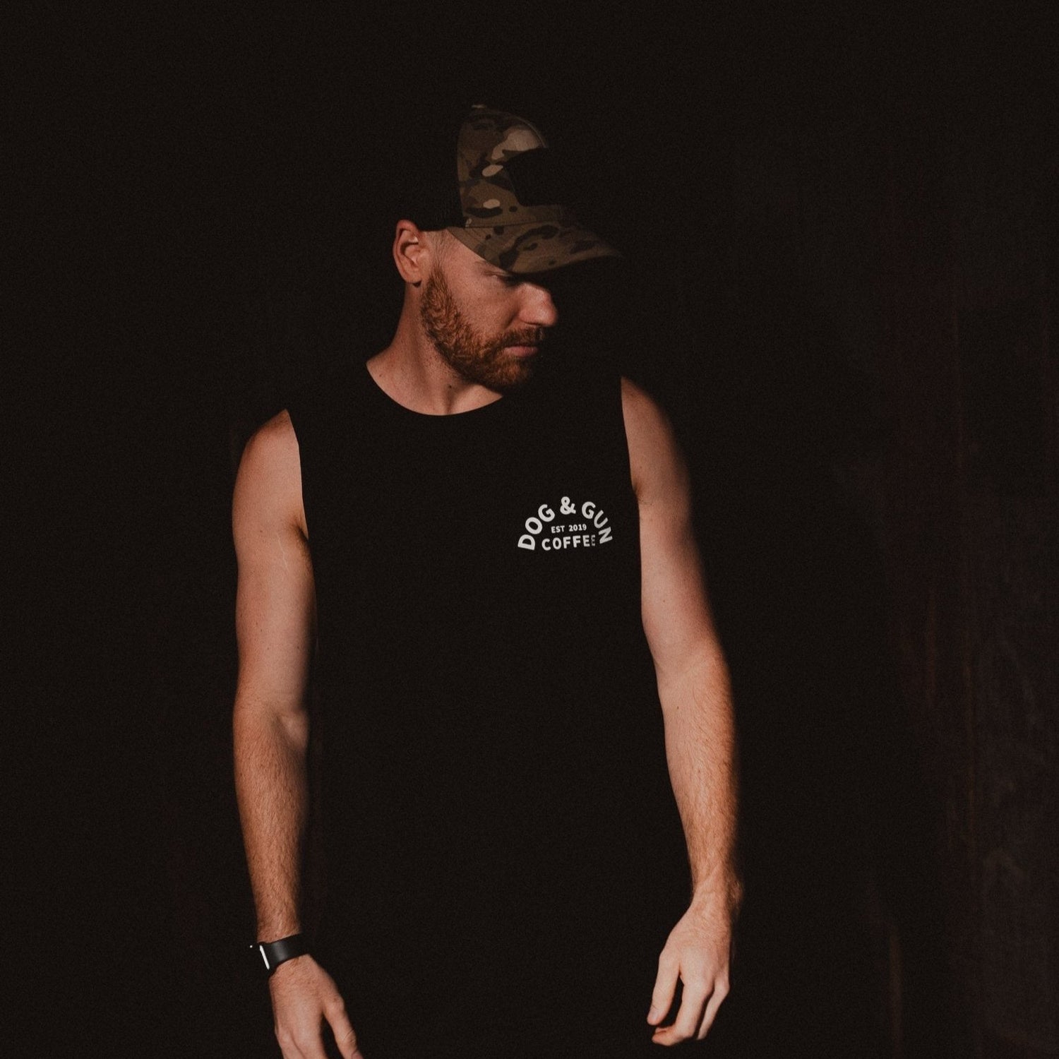 Salty Sea Dog Muscle Tank - Dog & Gun Coffee