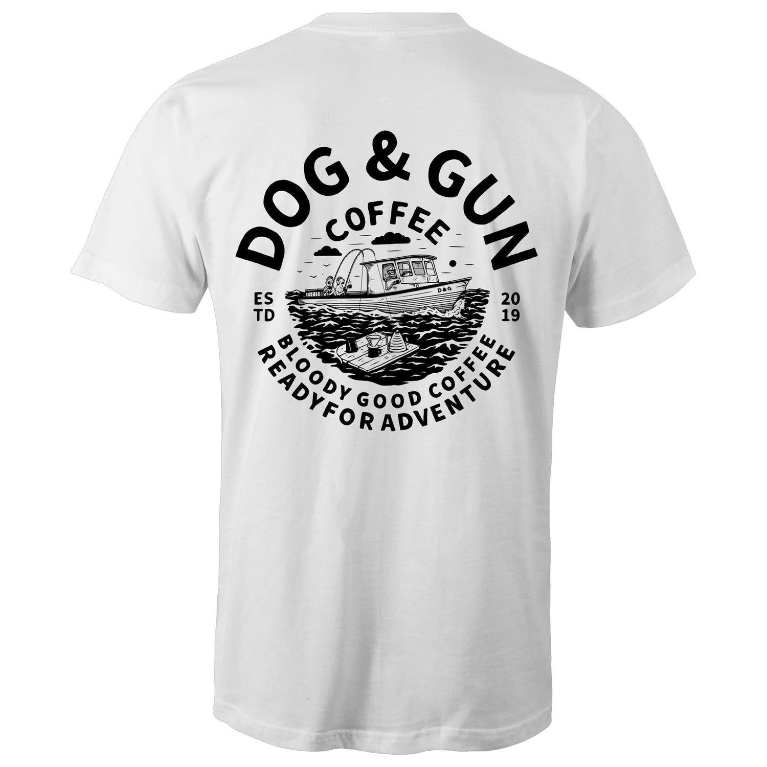 Salty Sea Dog T-Shirt - Dog & Gun Coffee