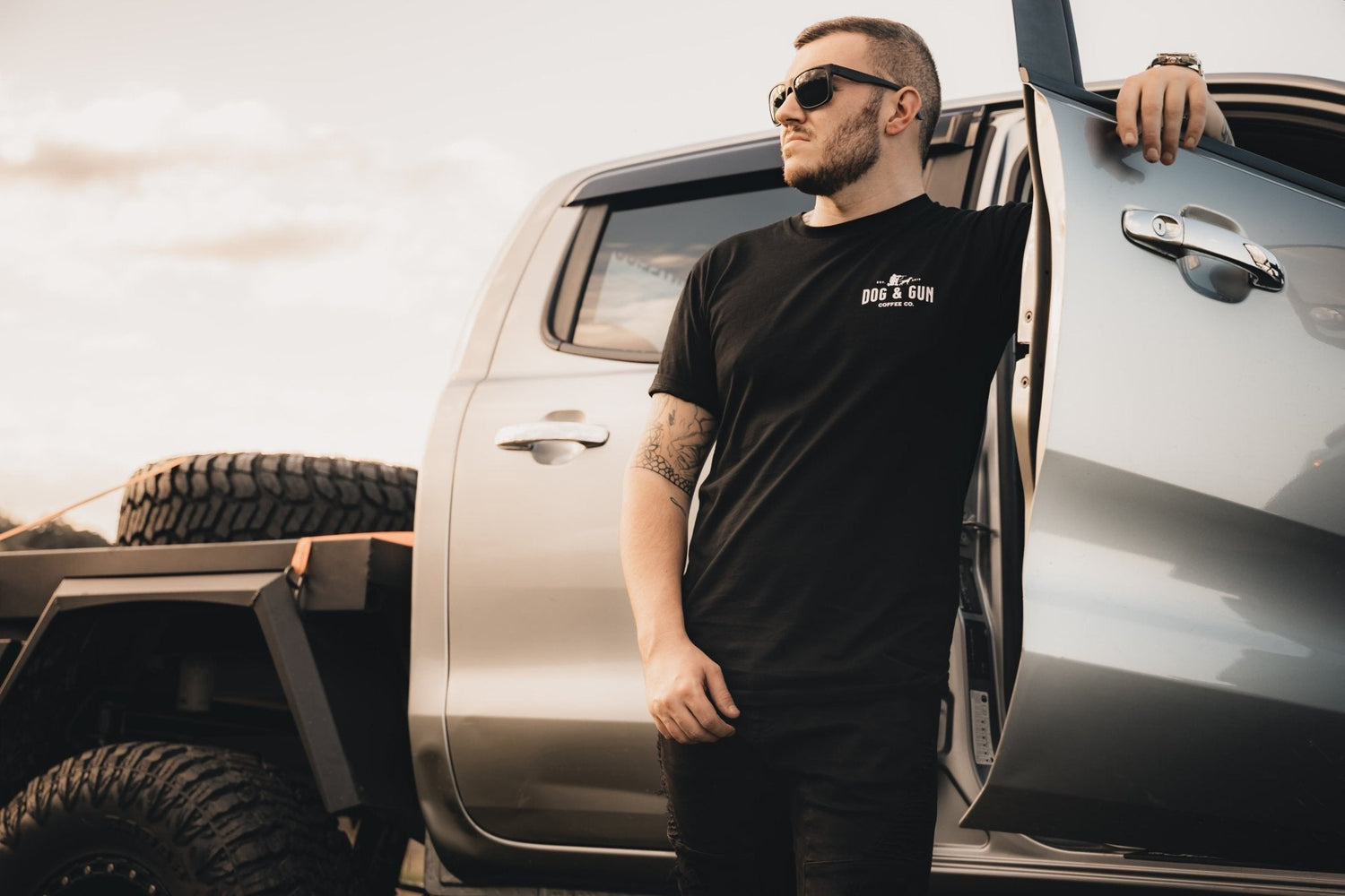 Small Logo T-Shirt - Dog & Gun Coffee