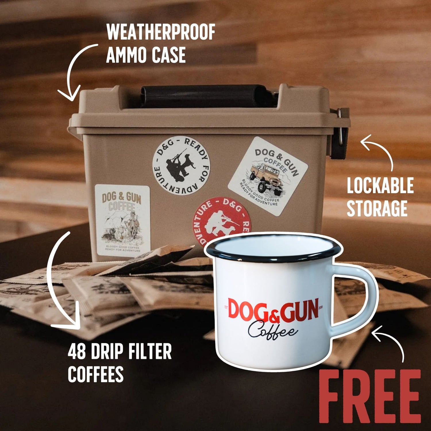 Reload Pack (Ammo Case + 48 Drip Filters) + FREE MUG