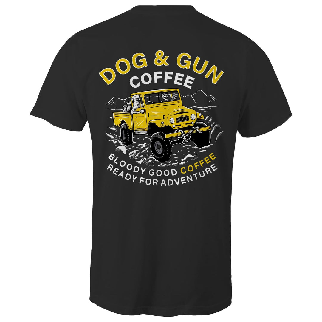 Cruisin T-Shirt Yellow - Dog & Gun Coffee