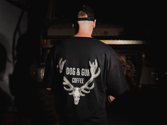 Red Stag Hunter T-Shirt - Dog & Gun Coffee